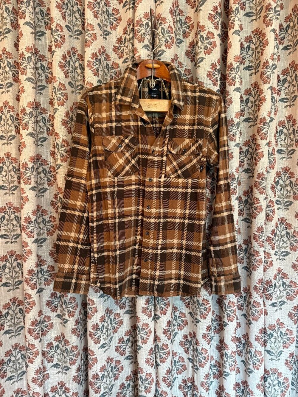 Men's Vans Flannel Button Down Shirt Medium